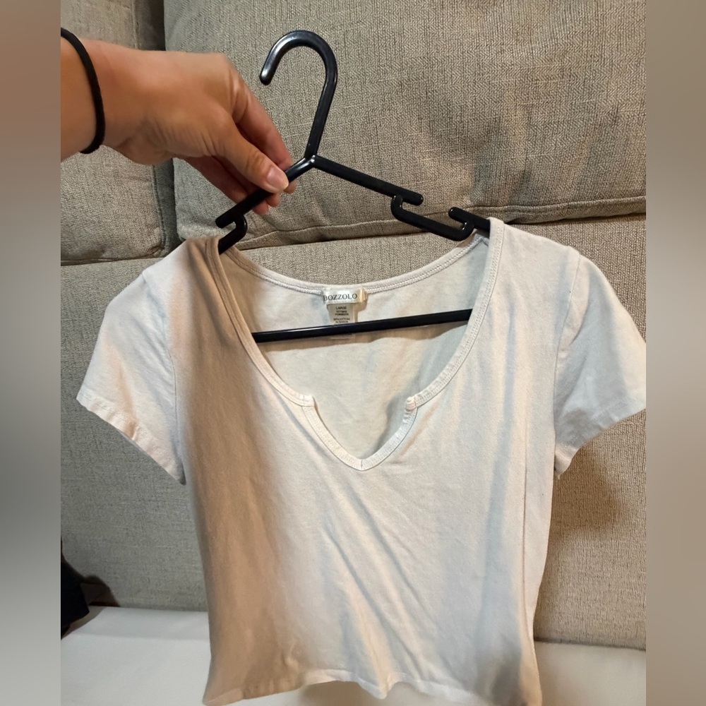 Bozzolo White Short Sleeve Tee